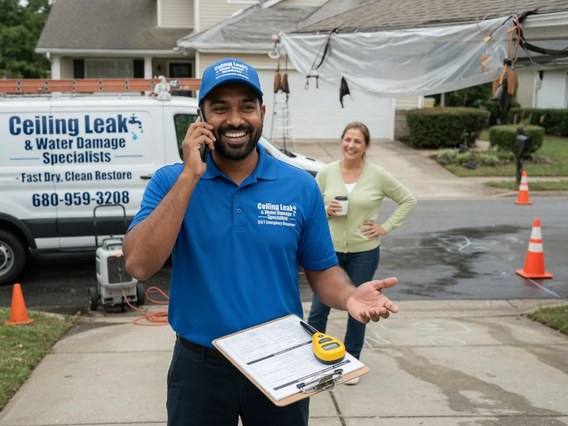 Ceiling Leak Cleanup Richmond, TX FAQs
